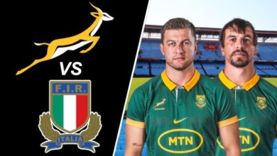 Springboks Test Match Against Italy
