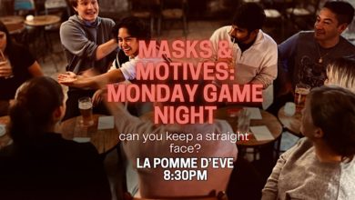 Masks & Motives: Monday Game Night!