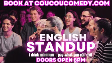 ENGLISH STAND UP COMEDY SHOW
